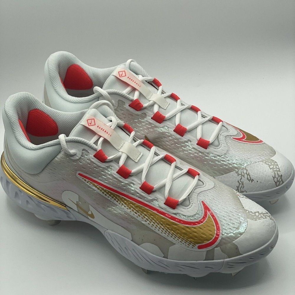 Nike Alpha Huarache Elite 4 Low FD2745-161 Men's Baseball Cleats Size 14